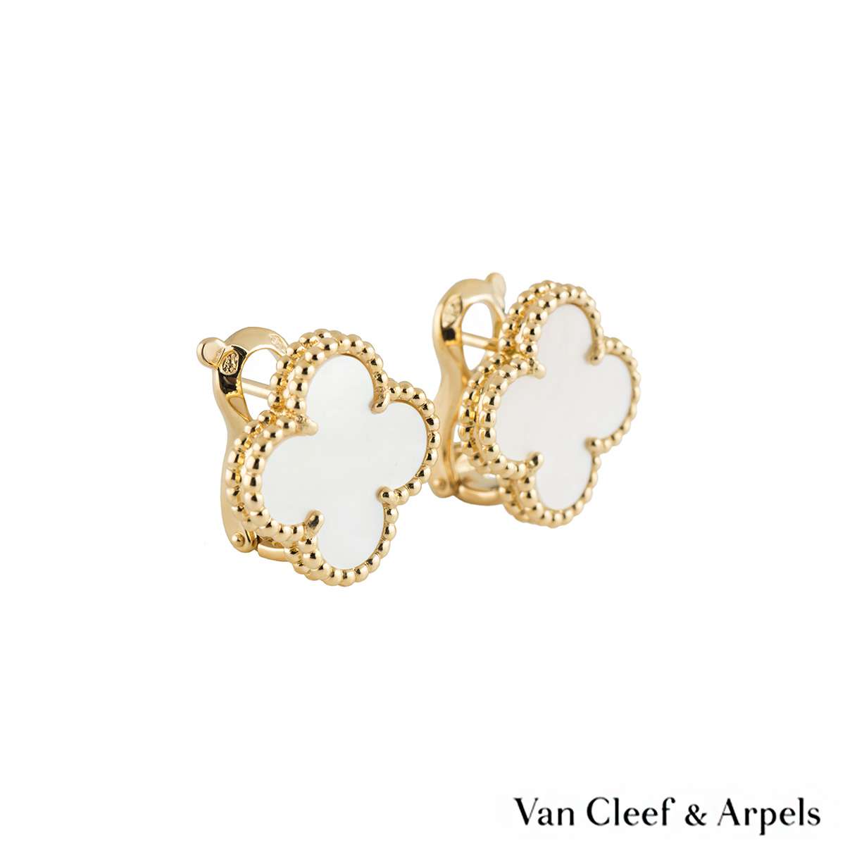 van cleef clover earrings